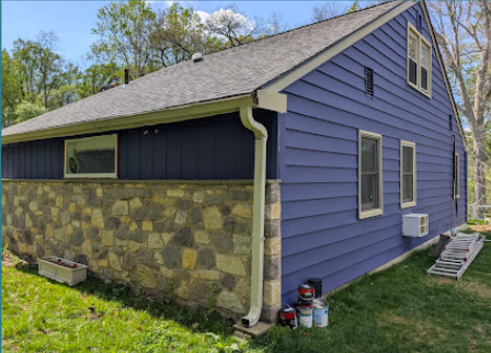 Interior house painting project